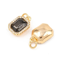 Pendentifs avec zircon cubiques à micro-pavés en laiton&nbsp;KK-H538-23A-G