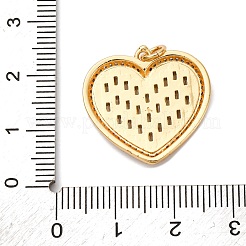 Pendentifs en laiton zircon cubique transparent&nbsp;KK-U076-21G