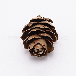 Ornements de pomme de pin en bois sur le thème de noël&nbsp;AJEW-WH0240-62