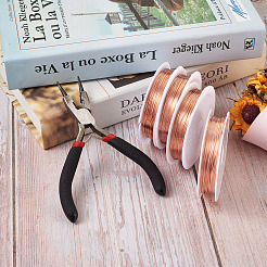 Fil de bijoux en cuivre rond&nbsp;CWIR-YS0001-02