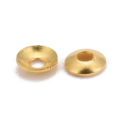 Messing kleinen Wulst Kappen & Kegel Perlen&nbsp;X-KK-O043-04G