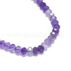 Natürlichen Amethyst Perlen Stränge&nbsp;G-F632-22B