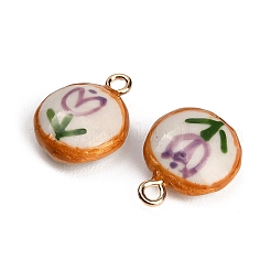 Porcelaine artisanale avec pendentifs en laiton&nbsp;PR-CBAB520-04G