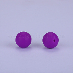 Cuentas focales redondas de silicona&nbsp;SI-JX0046A-130