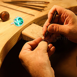2 Stück verstellbare Messing-Fingerringe&nbsp;FIND-GO0002-77C