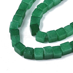 Hilos de abalorios de jade blanco natural&nbsp;G-N326-147A