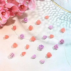40 pz 4 colori perline di corallo sintetico&nbsp;CORA-SC0001-01