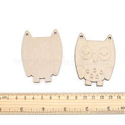 Pendentifs en bois brut&nbsp;PW-WG0DB61-01