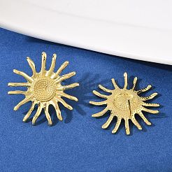 Aretes de sol de latón&nbsp;EJEW-F400-20G