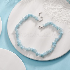 Colliers de perles teintées en jade blanc naturel&nbsp;NJEW-JN04275-07