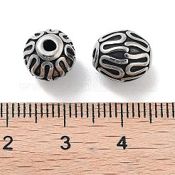 304 Edelstahlperlen&nbsp;STAS-M057-37AS