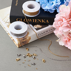 DIY-Sets zur Herstellung von Halsketten und Armbändern aus Edelstahl&nbsp;DIY-YS0001-24