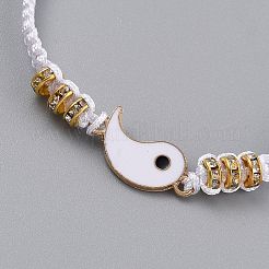 Verstellbare Nylonschnur geflochtenen Perlen Armbänder&nbsp;EJEW-H118-02G