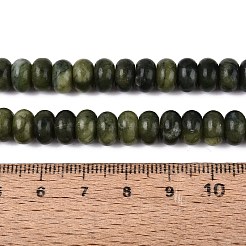 Naturales chinos de abalorios de jade hebras&nbsp;G-N367-02A-07