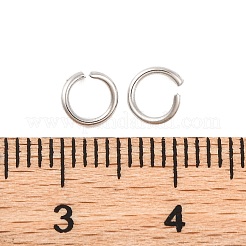 Anillos de salto abiertos de acero inoxidable 304 resistentes al deslustre&nbsp;STAS-R049-5x0.7mm