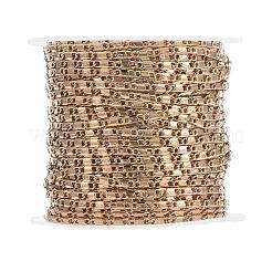 Echte 18 Karat vergoldete Messing-Gliederketten&nbsp;CHC-R126-08G