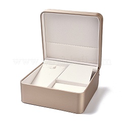 PU-Leder Schmuck-Set-Boxen&nbsp;CON-Z005-02B