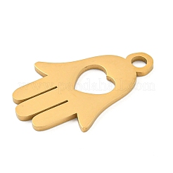 Placcatura ionica (ip) ciondoli in acciaio inossidabile 304&nbsp;STAS-B056-16G