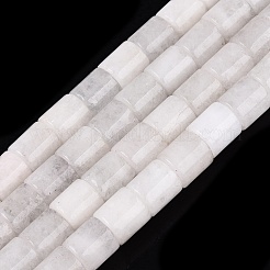 Gefärbt natürlichen weißen Jade Perlen Stränge&nbsp;G-Q606-02A-05