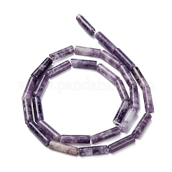 Natürliche Lepidolith / lila Glimmer Steinperlen Stränge&nbsp;G-F247-45
