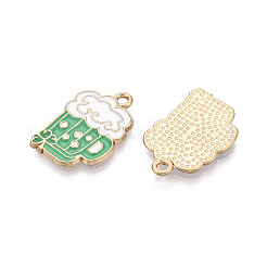 Pendentifs en émail d'alliage de saint patrick&nbsp;ENAM-T024-42A-G