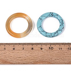 Bagues de liaison en pierres précieuses naturelles et synthétiques&nbsp;G-Q608-16
