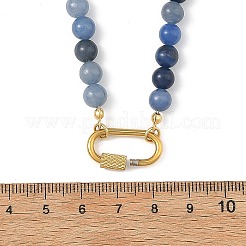 Collares redondos de cuentas de piedras naturales mixtas para mujer&nbsp;NJEW-JN06452