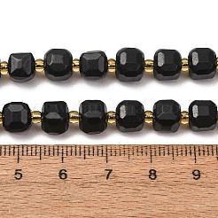 Fili di perle di shungite naturale&nbsp;GG-CBAC972-A14-01