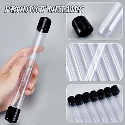 Transparente Aufbewahrungsröhrchen aus PVC-Kunststoffperlen&nbsp;AJEW-WH0348-767B
