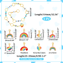 Kit di controcatenelle e segnapunti per maglieria&nbsp;HJEW-AB00512