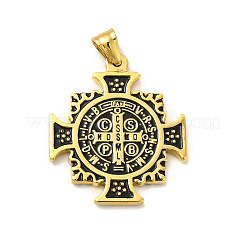 Ionenbeschichtung (IP) 304 Edelstahl Religion Anhänger&nbsp;STAS-E184-02G