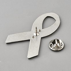 Emaille-Anstecker mit Schleife&nbsp;JEWB-WH0026-60C