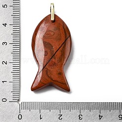 Natürliche rote Jaspis Anhänger&nbsp;KK-D021-05F-G