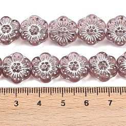 Perles de verre pressées tchèques&nbsp;GLAA-I061-32A