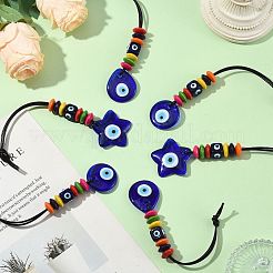 4 étoile bleue mauvais œil&nbsp;HJEW-FS00079