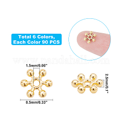 In lega di zinco spacer perline&nbsp;PALLOY-PH0013-87-RS