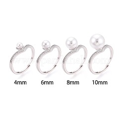 Blume Messing Micro Pave Zirkonia Cup Peg Ring Einstellungen&nbsp;KK-N274-30P