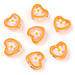 Perles en verre transparentes&nbsp;X1-GLAA-C026-03E