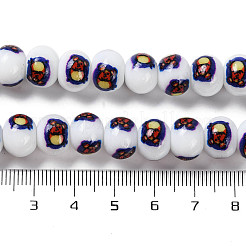 Bedrucken von Glasperlen zur Herstellung von Halsketten und Armbändern&nbsp;GLAA-B020-02A-10