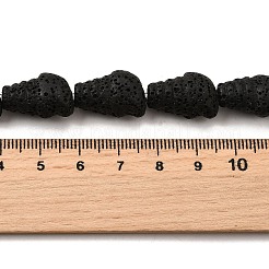 Gefärbte natürliche Lavasteinperlenstränge&nbsp;G-A264-A01-01C