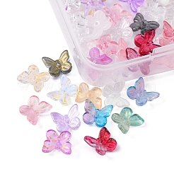 50 Uds encantos de vidrio transparente&nbsp;GLAA-FS0001-06