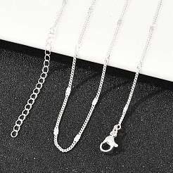 Colliers à maillons gourmette en laiton de 2 mm avec étoile&nbsp;NJEW-L012-09S