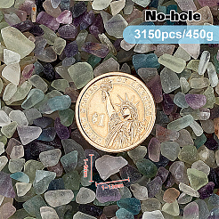 450 g de perles de fluorite naturelle&nbsp;G-PH0003-46