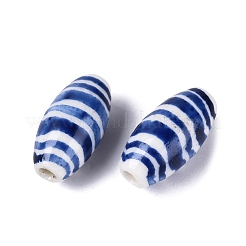 Perles en porcelaine manuelles&nbsp;PORC-N014-04