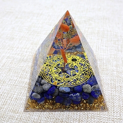 Générateurs d'énergie de résine de pyramide d'orgonite&nbsp;PW-WG982CD-01