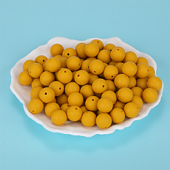 Cuentas focales redondas de silicona&nbsp;SI-JX0046A-55