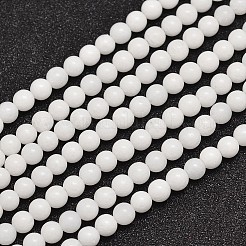 Chapelets de perles en jade de malaisie naturelle&nbsp;X-G-A146-4mm-B01