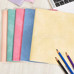 8 Stück 8 Farben mattierte PVC-Kunstlederstoffe&nbsp;DIY-CL0002-20A