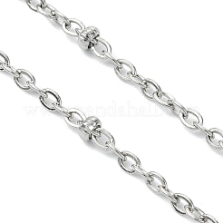 Verstellbares Satellitenketten-Schieberarmband aus Edelstahl 304&nbsp;AJEW-JB01625-01