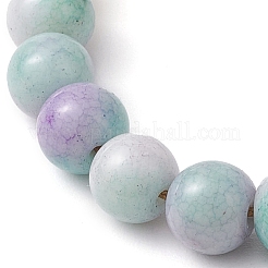 Bracelets ronds réglables en perles tressées en verre craquelé opaque pour femmes et hommes&nbsp;BJEW-JB10693
